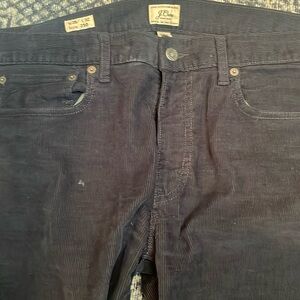 J. Crew navy corduroy pants 35x32